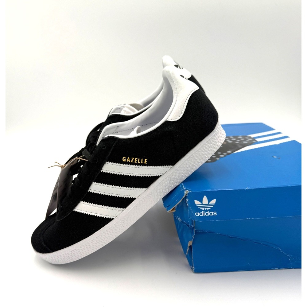 Adidas Gazelle BB2502 Sneaker Unisex Kids US 7 Black White Training Shoes NEW